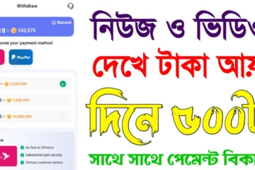 নিউজ ও ভিডিও দেখে টাকা ইনকাম